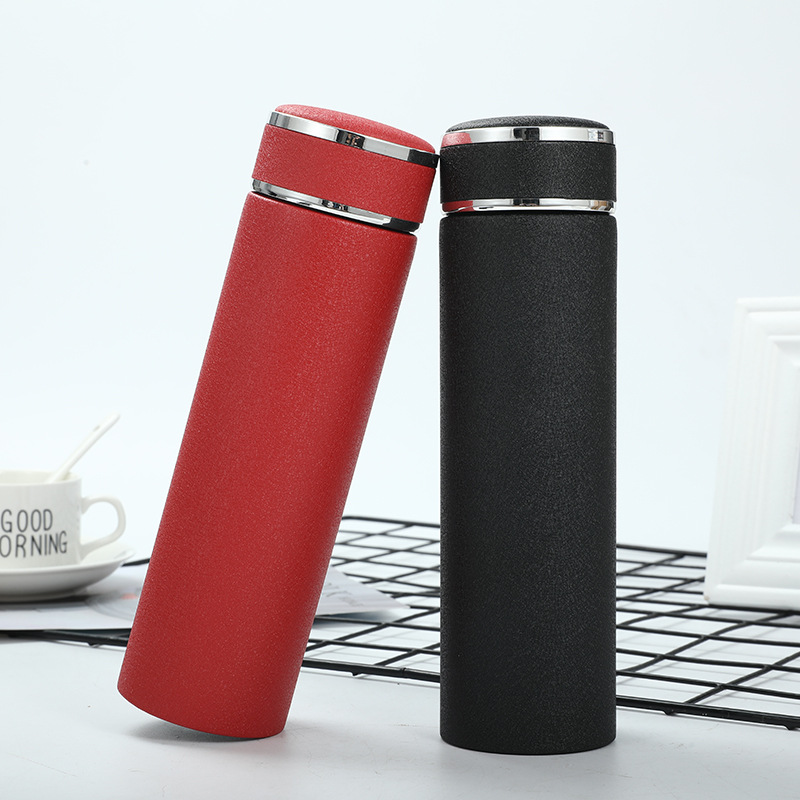 冰花保温杯白底实物图