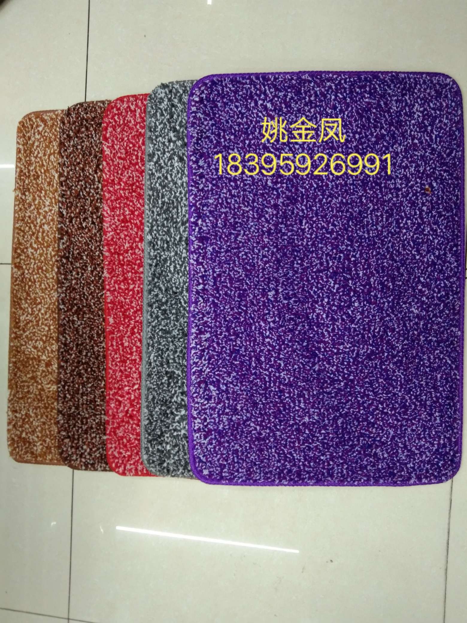 Snowflake Velvet Absorbent Mat Cleaning Mat Pvc Cut Pile Carpet Pet Carpet Cotton Blanket Any Size details Picture