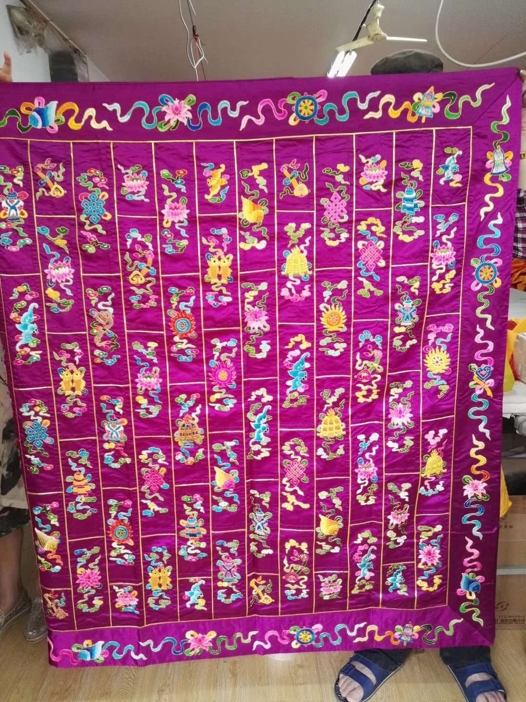 Suzhou-embroidered ancestral robe, purely handmade undefined
