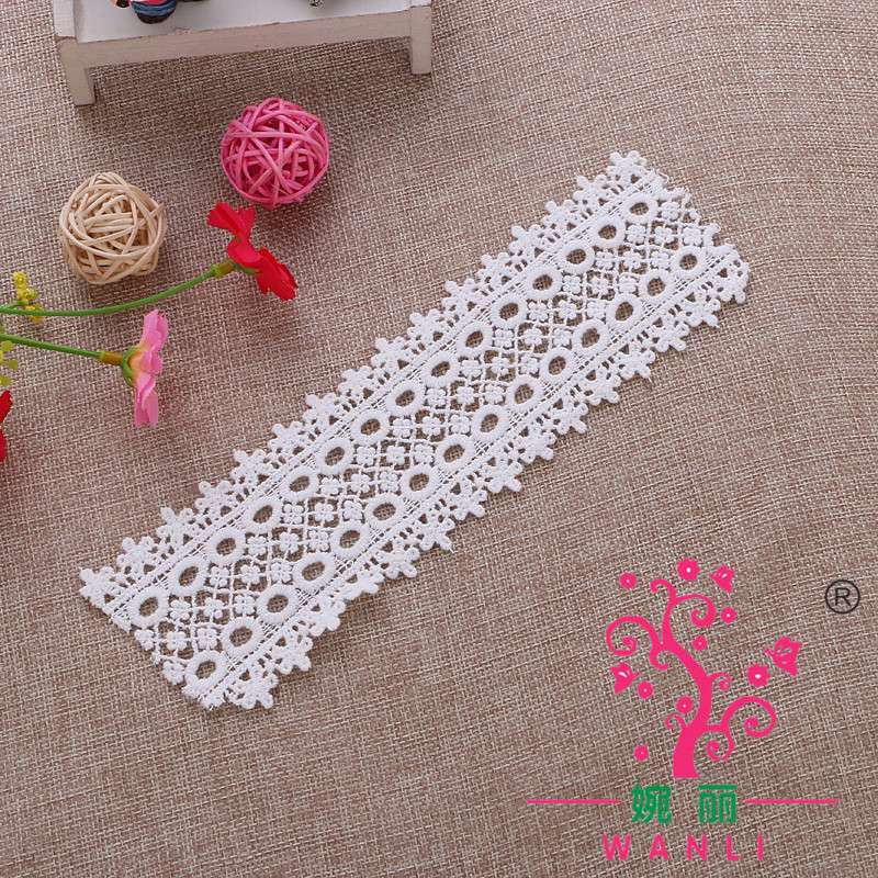 Wanli Lace Water-soluble Cotton Thread Lace 06 details Picture