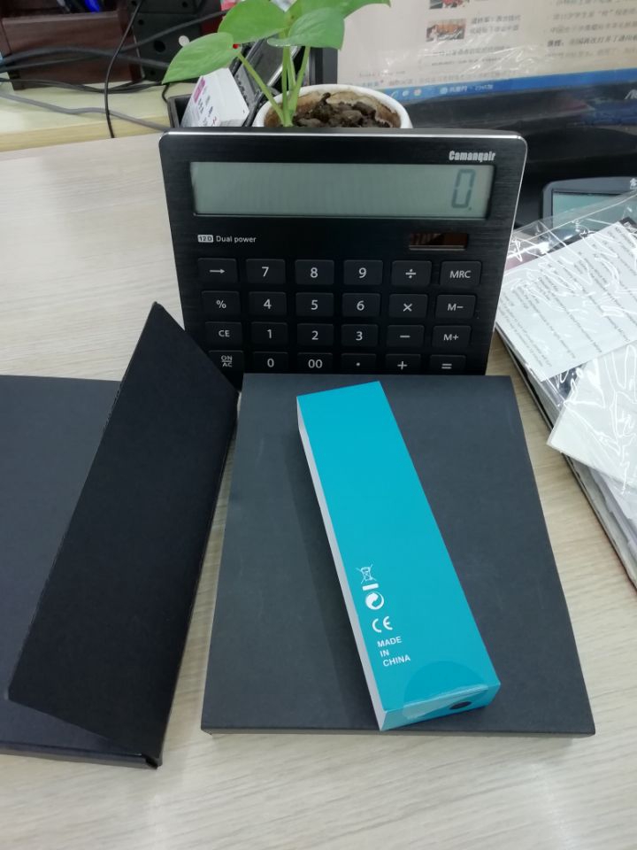 金属材质太阳能超薄计算器 商务办公用财务计算机高端礼品白底实物图