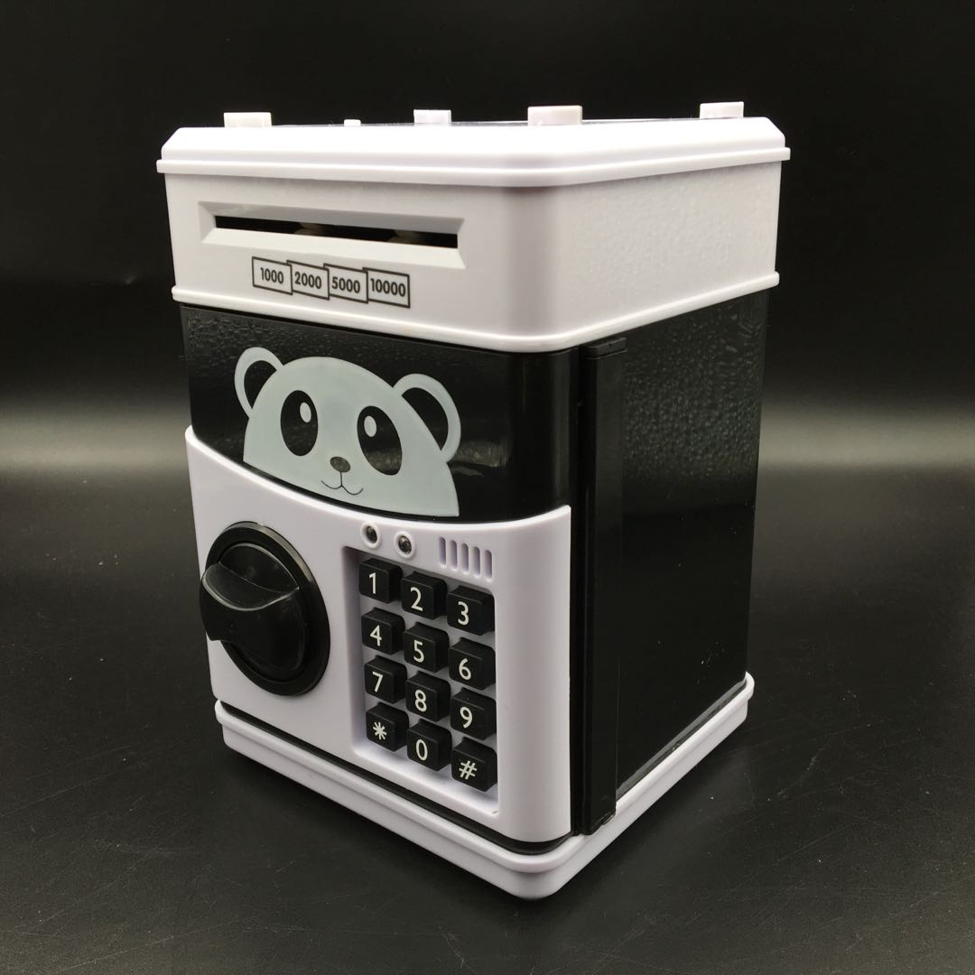 Piggy bank Children's password box Network can deposit and withdraw money, only in, no out, large-capacity cartoon piggy bank Item Picture