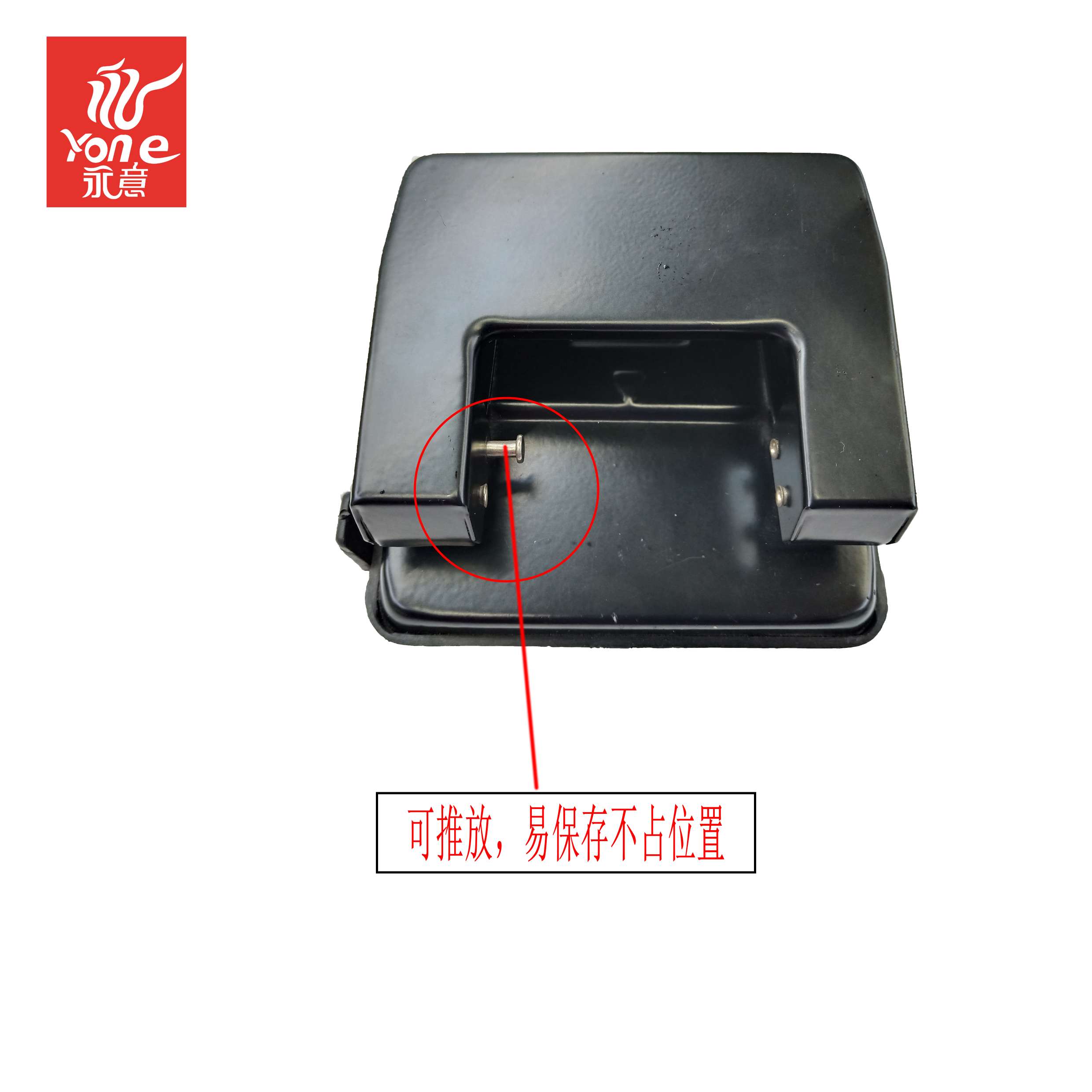 Double-hole punch, binding machine, medium-sized student round hole manual two-hole punch, a4 document punch Item Picture