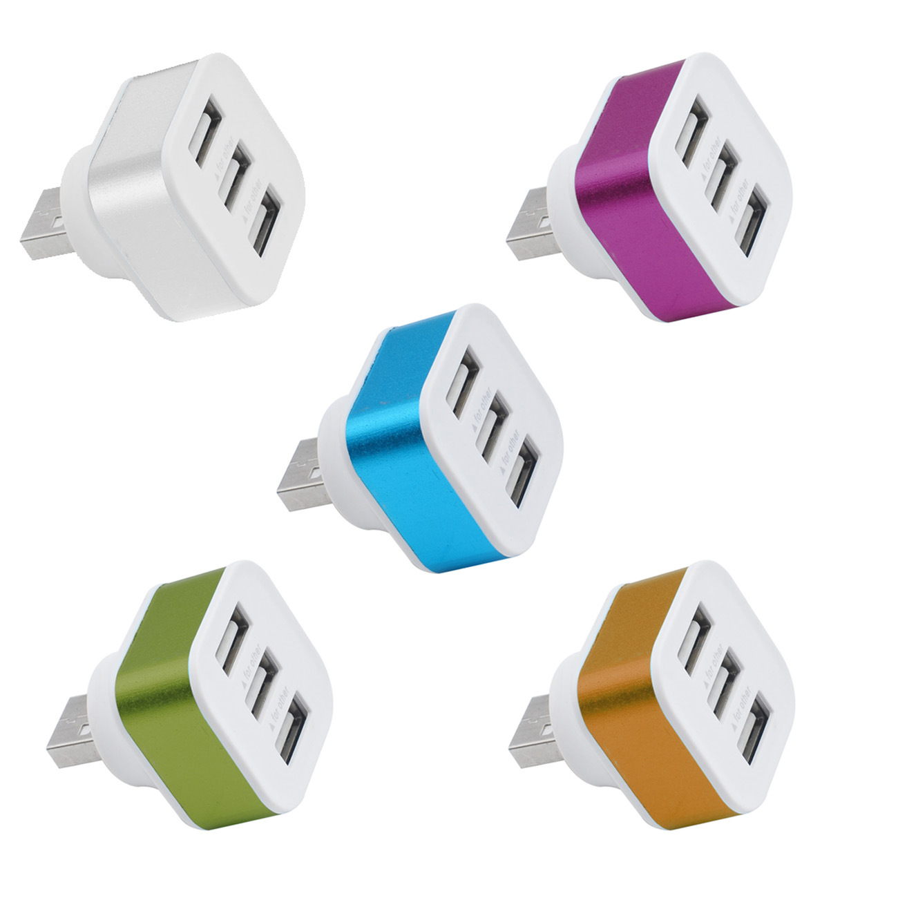 USB2.0HUB 拓展器 旋转3口扩展USB分线器 USBHUB集线器跨境批发详情6
