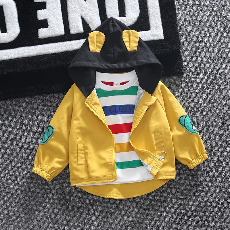 Boy's jacket in spring and Autumn style, Korean version of children's autumn wear thin fashion clothes for boys trenchcoat fashion jacket thumbnail