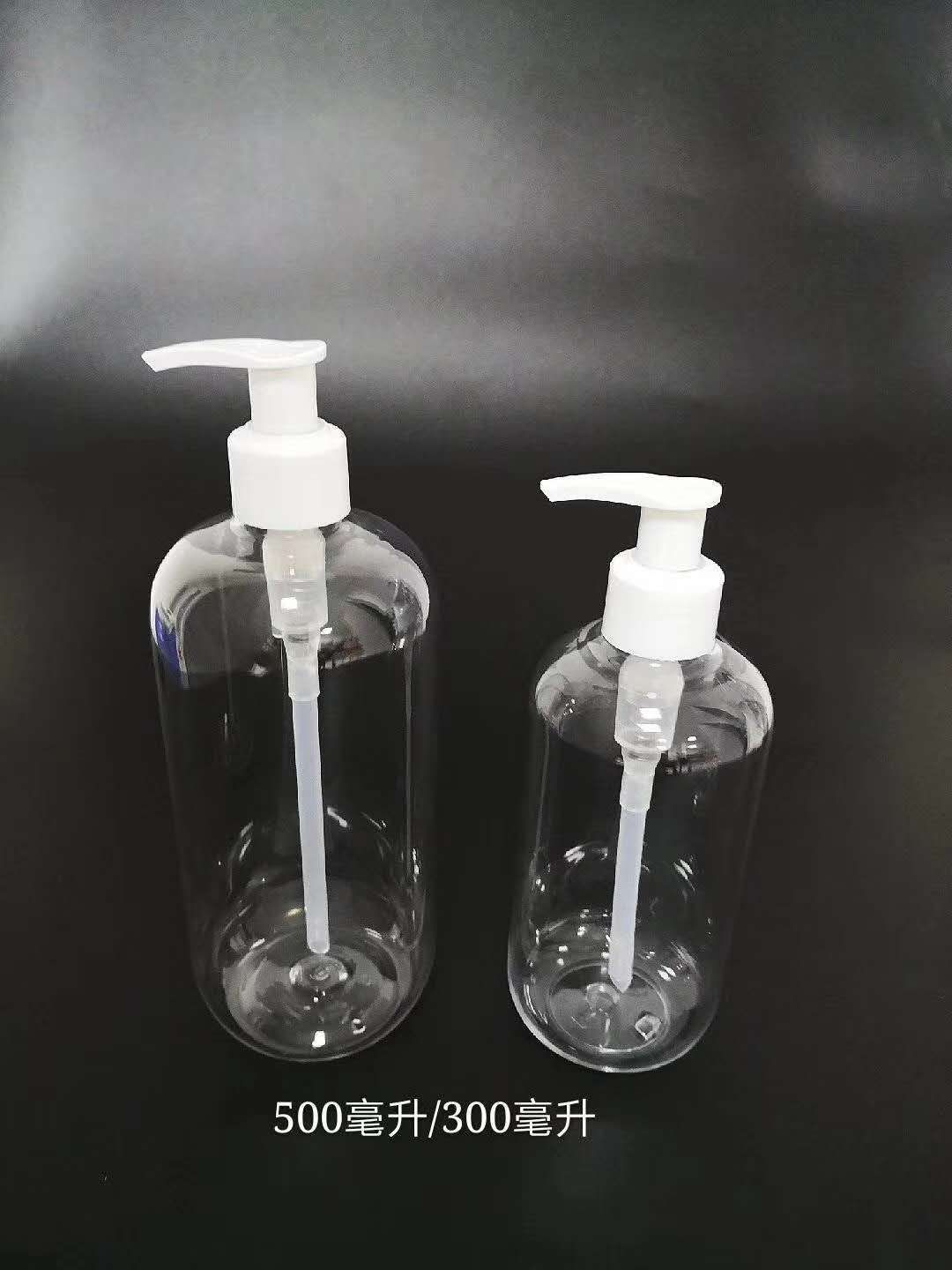 A 500ml hand sanitizer bottle