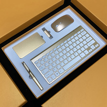 键盘套装 鼠标套装 充电宝套装 签字笔套装 手机U盘套装 金色