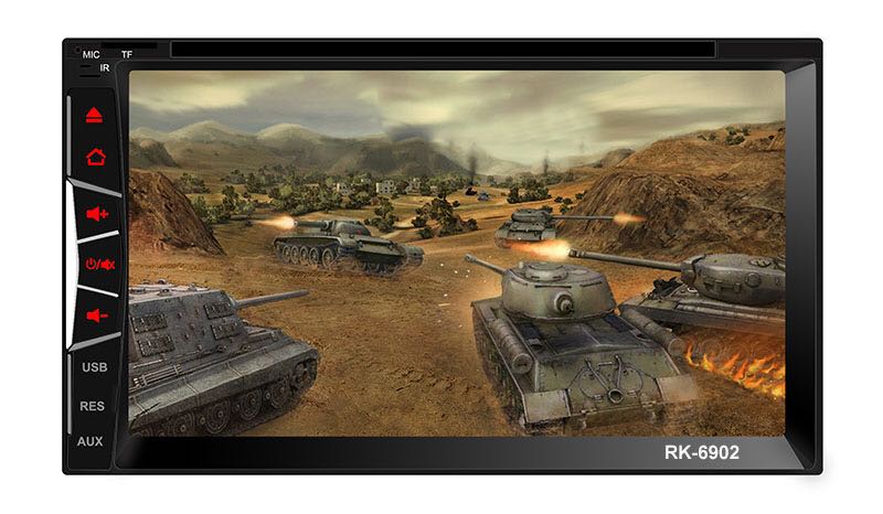 Car dual-fixed DVD 6902