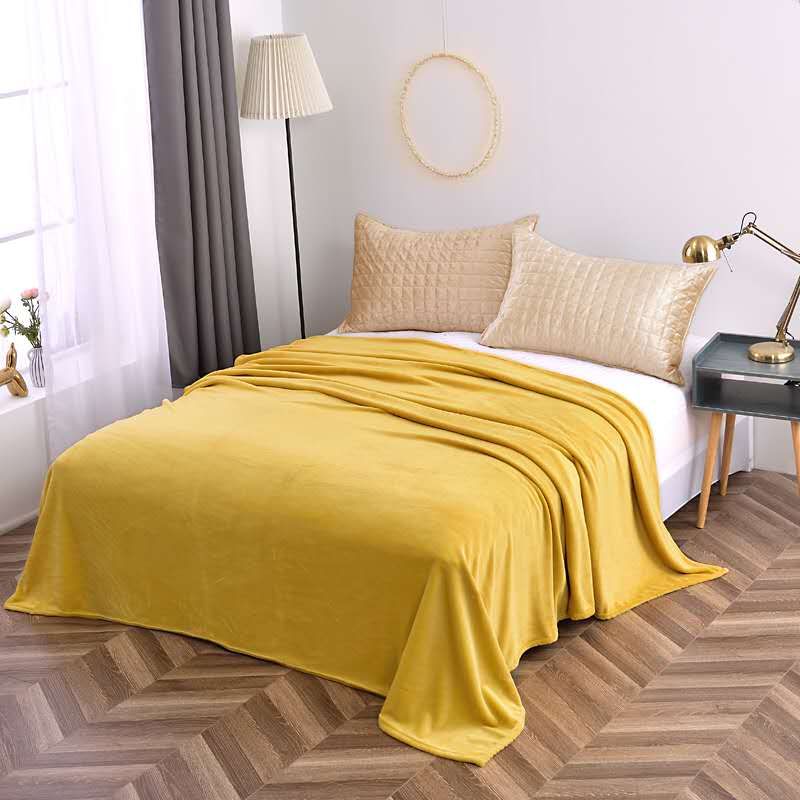 Plain Flannel Blanket Blanket details Picture