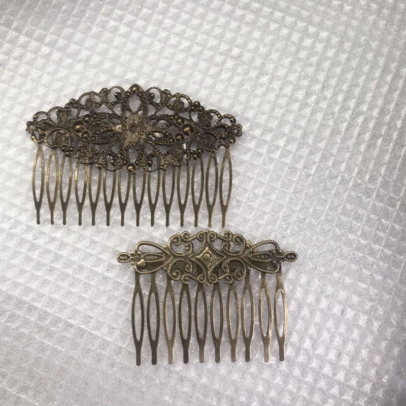 厂货通源头厂家复古花片汉服头饰DIY发梳新娘饰品配件