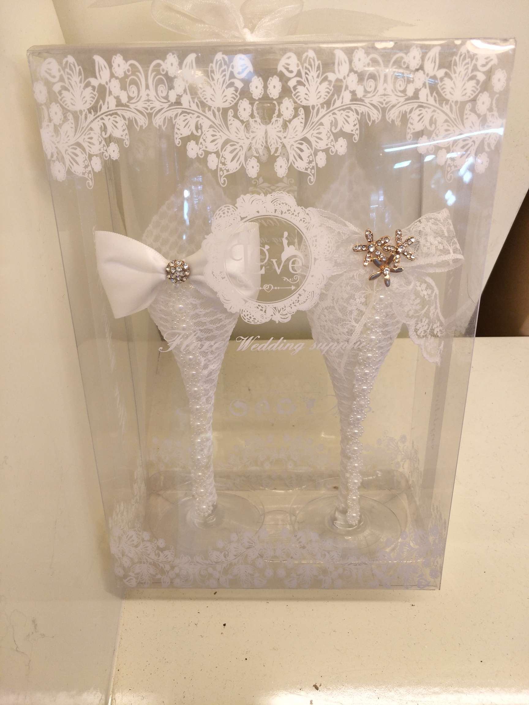 Couple cup-36, used for wedding banquet, birthday party and other tableware matching. thumbnail