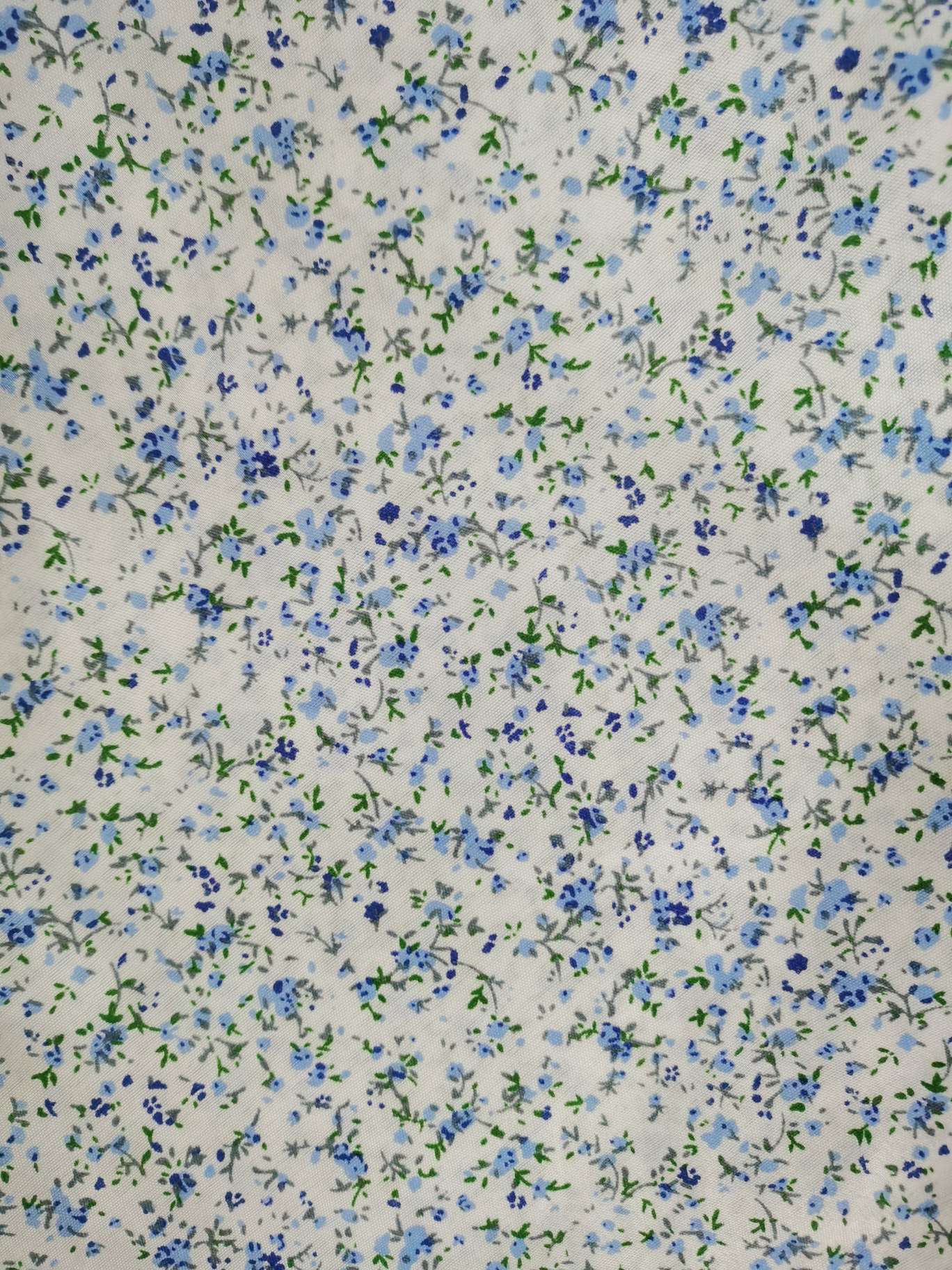 Frosted Small Floral Fabric In Stock Specification drawing