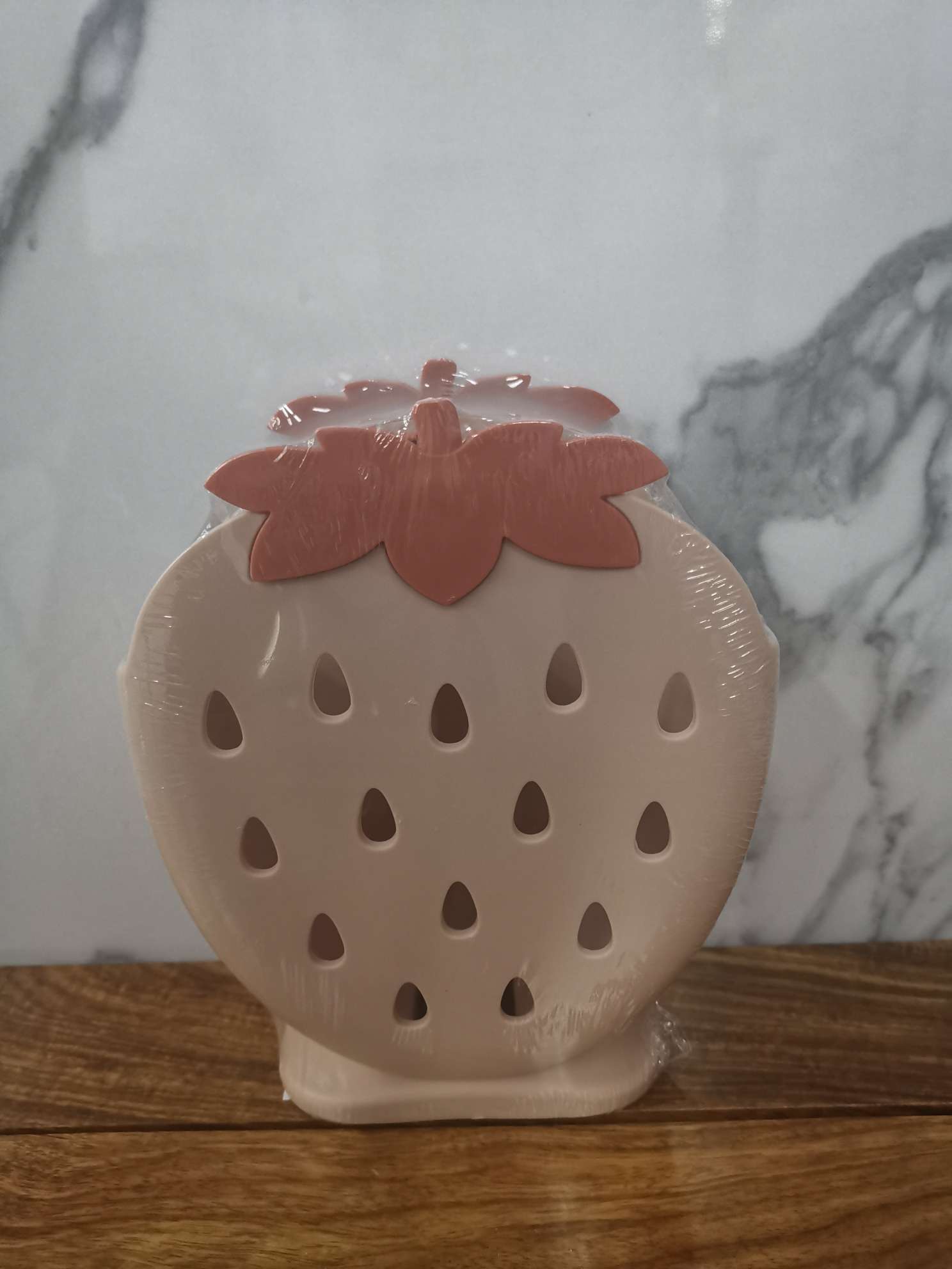 外贸草莓筷笼家庭筷子桶塑料水果造型筷子桶勺子桶