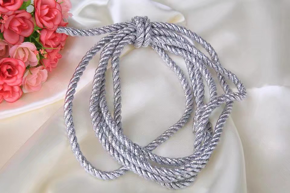 6mm梅红金绳子/三股扭绳/滚绳/扭绳/包装绳详情图6