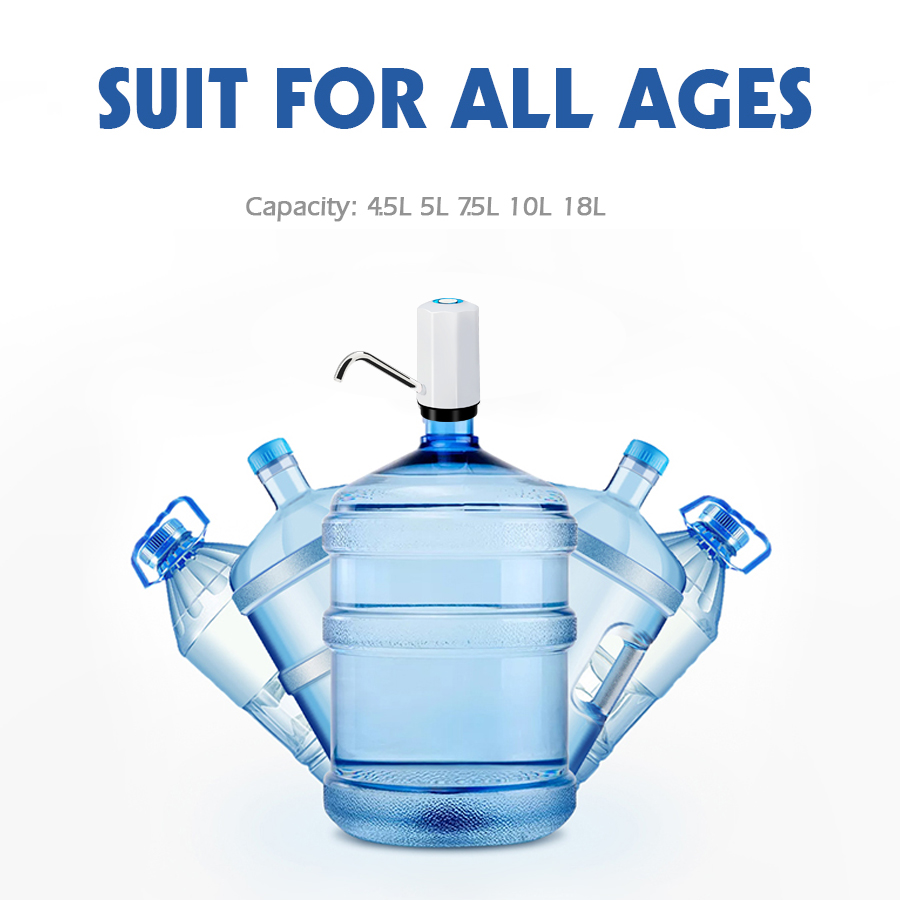 桶装水抽水器电动抽水机自动抽水器电水泵迷你吸水泵