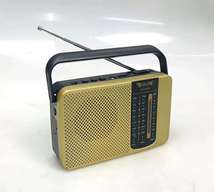 金色方形形小型音箱usb接口智能音响1