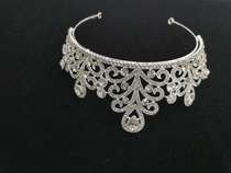 New luxury princess wedding crown headdress high-end hair ornaments bridal crown retro Korean European and American style
