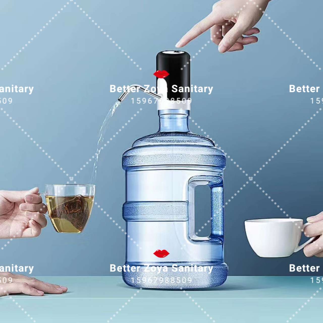 电动抽水器一键抽水办公家居户外通用简易抽水机