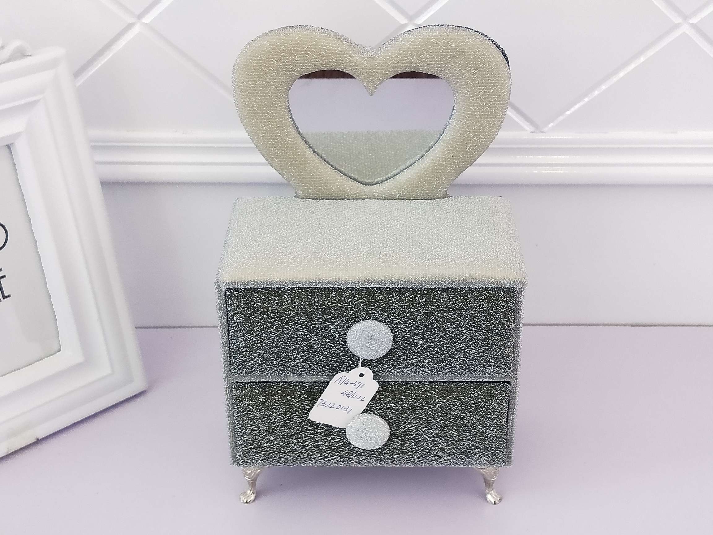 Jinqi sofa jewelry Box, European jewelry ring, stud earrings, storage box, doll Accessories A74-391/392 Application Scenario