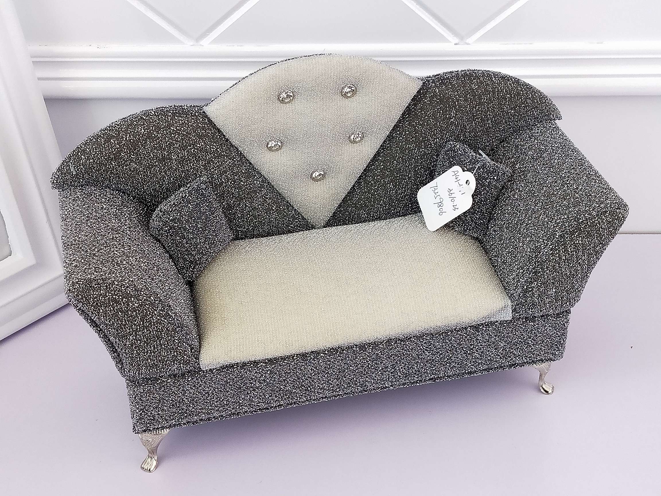 Jinqi sofa Jewelry Box, European-style jewelry display stand, Small ornaments, ring and accessory storage box props A41-391/392 Item Picture