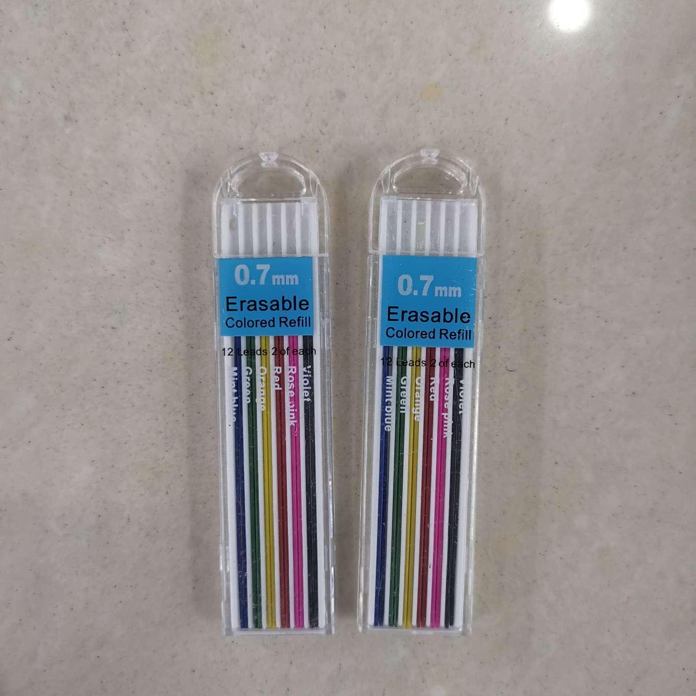 Pencil lead, colored lead, 6-color lead details Picture
