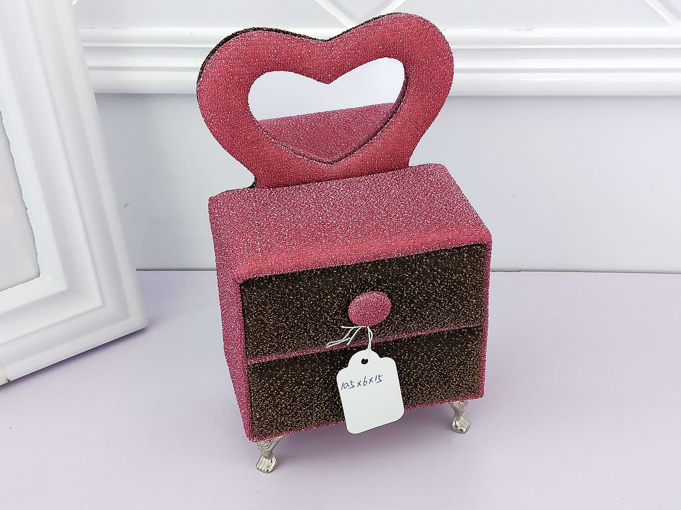 Jinqi sofa, jewelry box, Ring, stud, necklace, accessory storage box, figurine, Soldier Figure, toy X74-391/392 Specification image