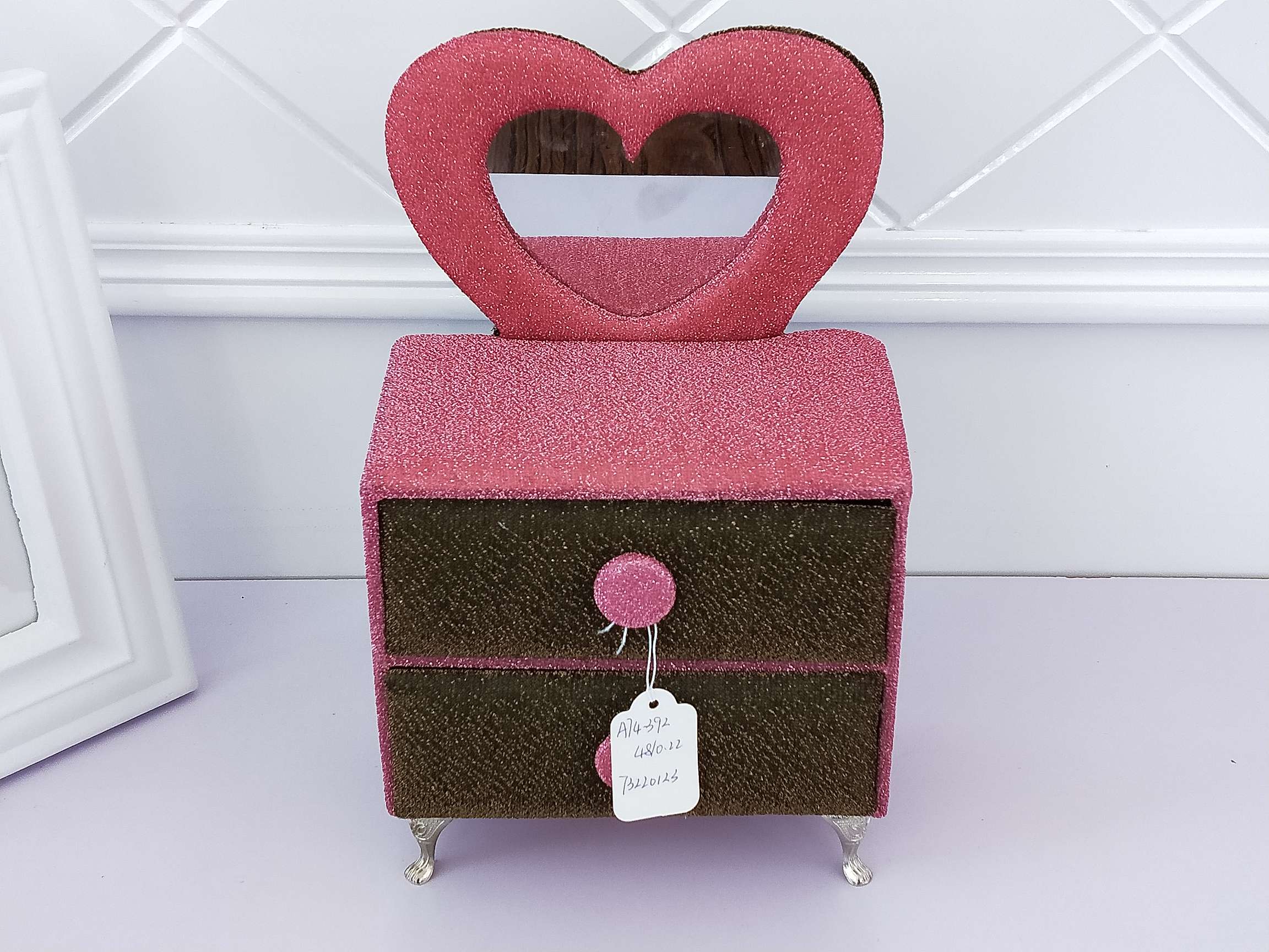 Jinqi sofa jewelry Box, European jewelry ring, stud earrings, storage box, doll Accessories A74-391/392 details Picture