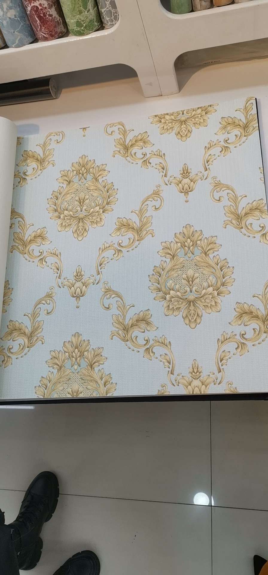 高档家装墙纸细节图