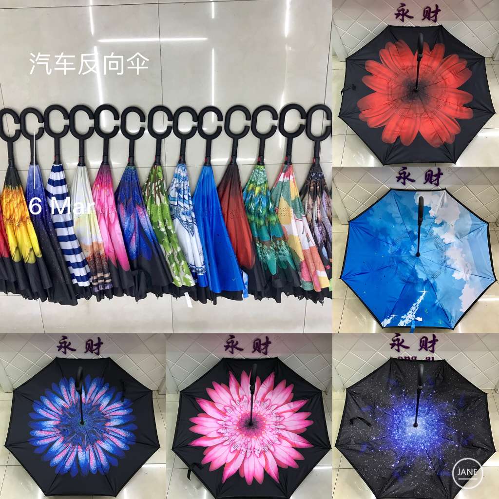 汽车反向伞花色