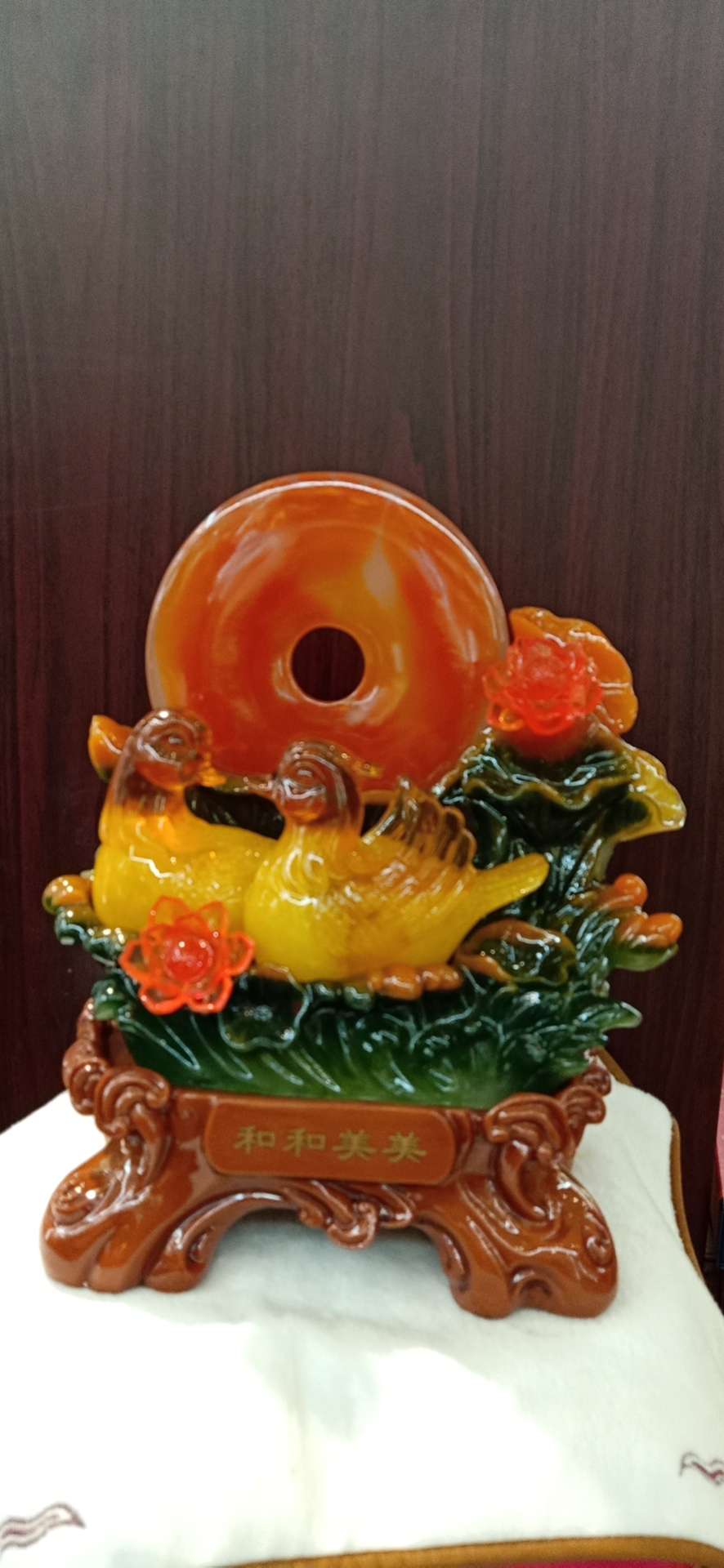 A century-old good Union imitation beeswax ornament