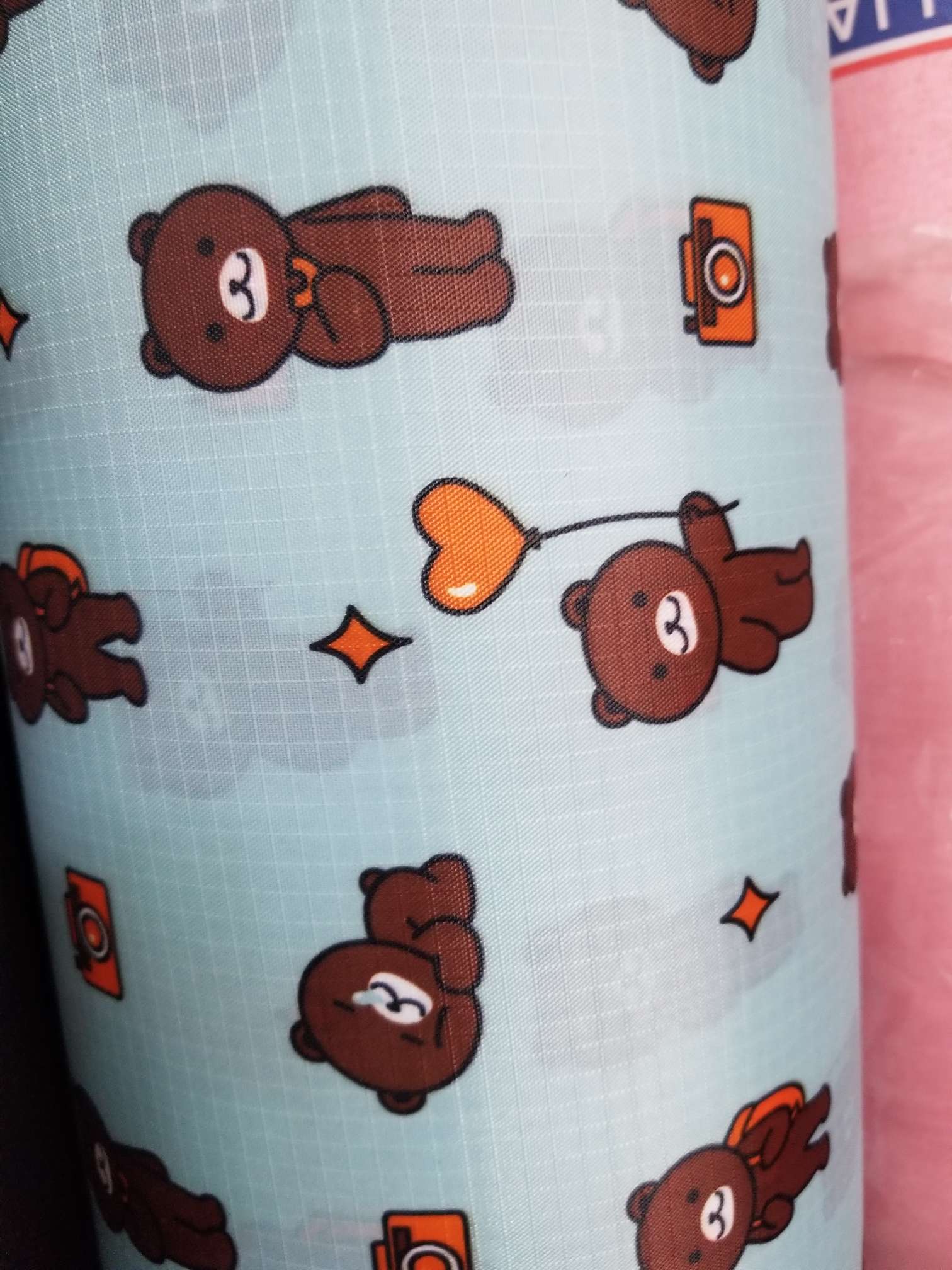 斜纹印花小熊产品图