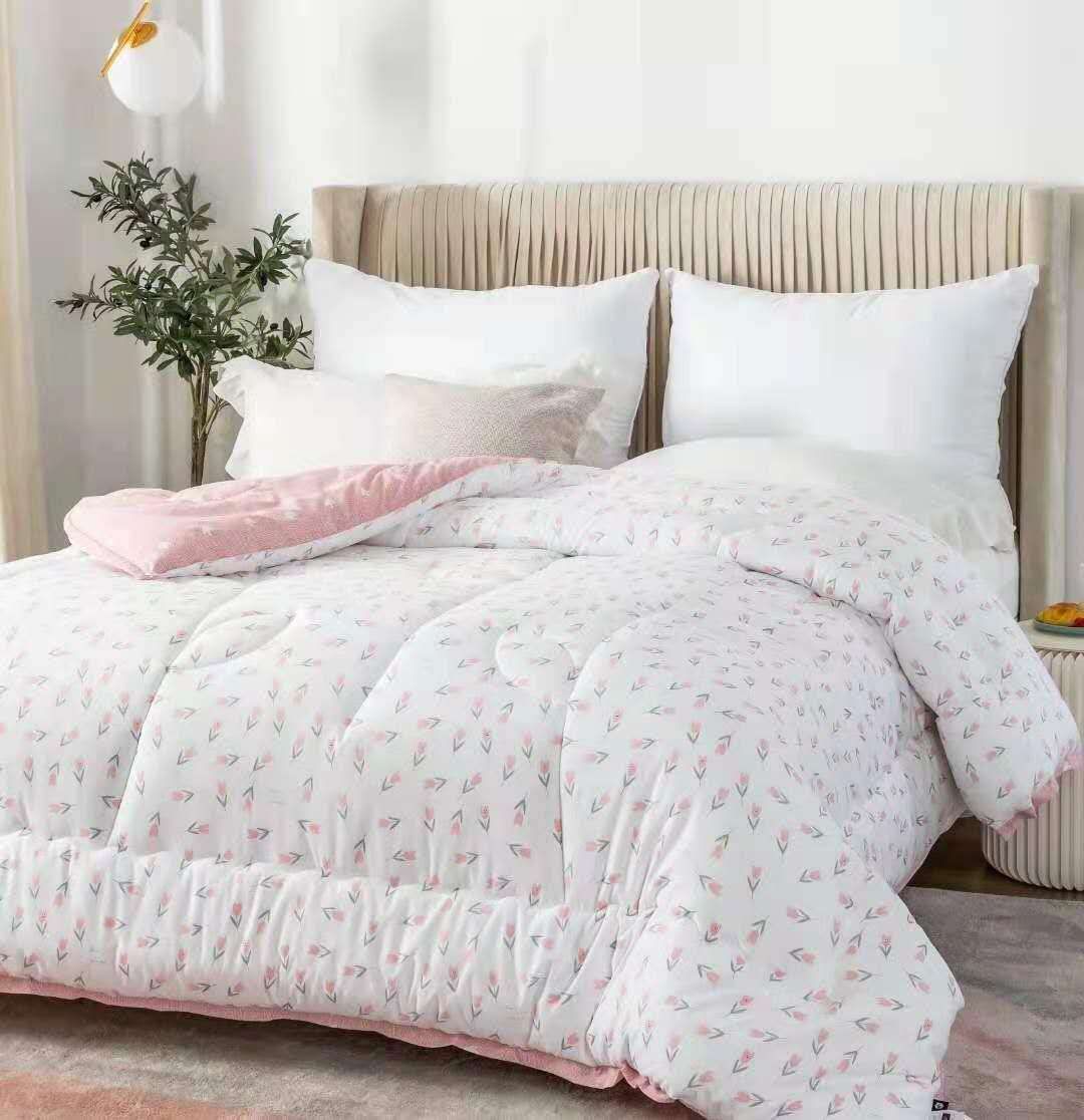2021 new style factory direct wholesale whole cotton winter quilt 2*2.3 white powder