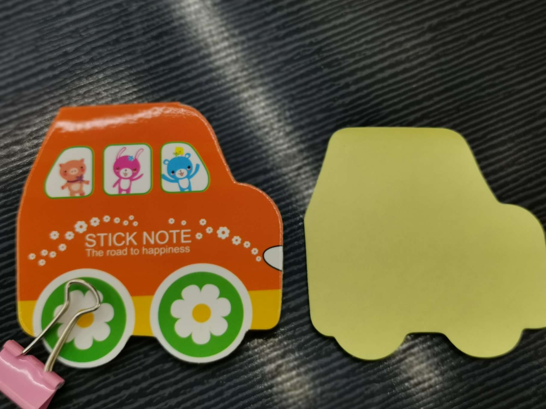 便利贴ZH0036卡通汽车创意便签贴韩版学生用可爱便利贴粘性强留言可粘N次贴详情图6