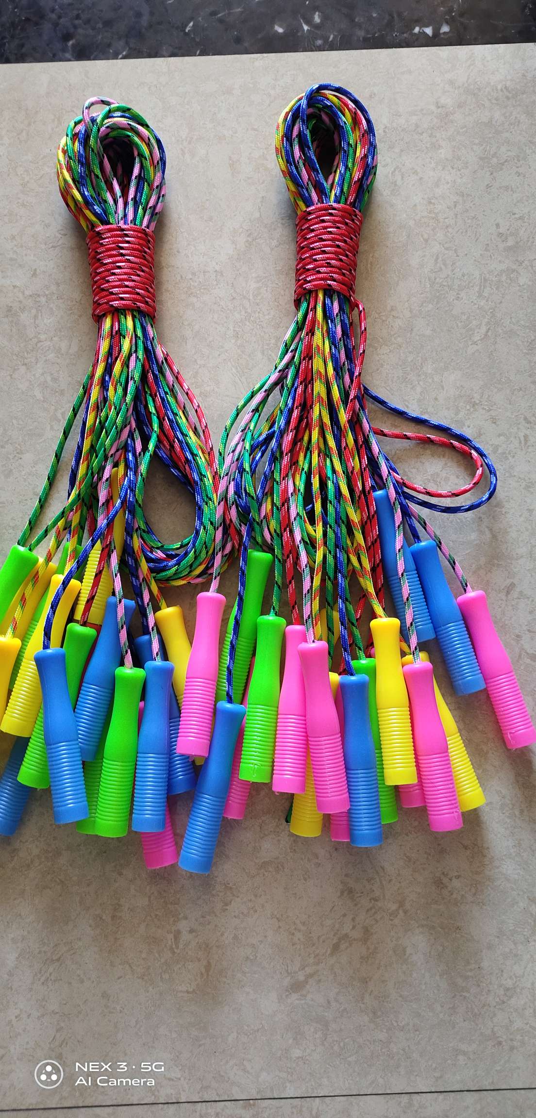 Plastic hollow handle cotton rubber rope Specification image
