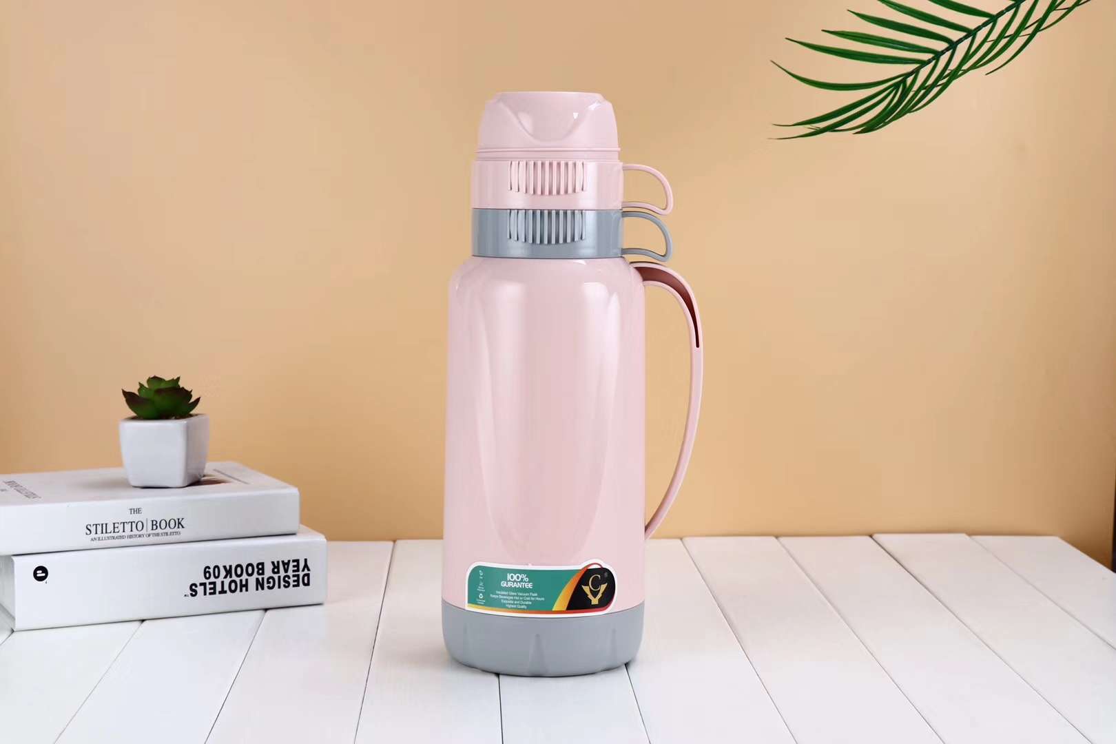 YC-76T180 1800ml large capacity glass inner liner thermos flask, thermos flask, hot water bottle Specification image