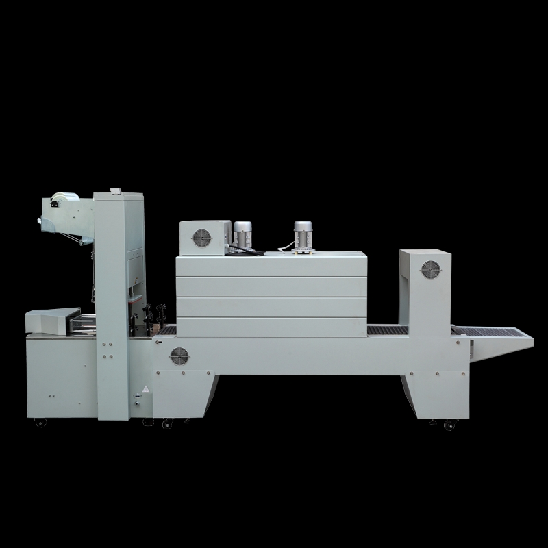 Semi-automatic PE sleeve type film covering machine