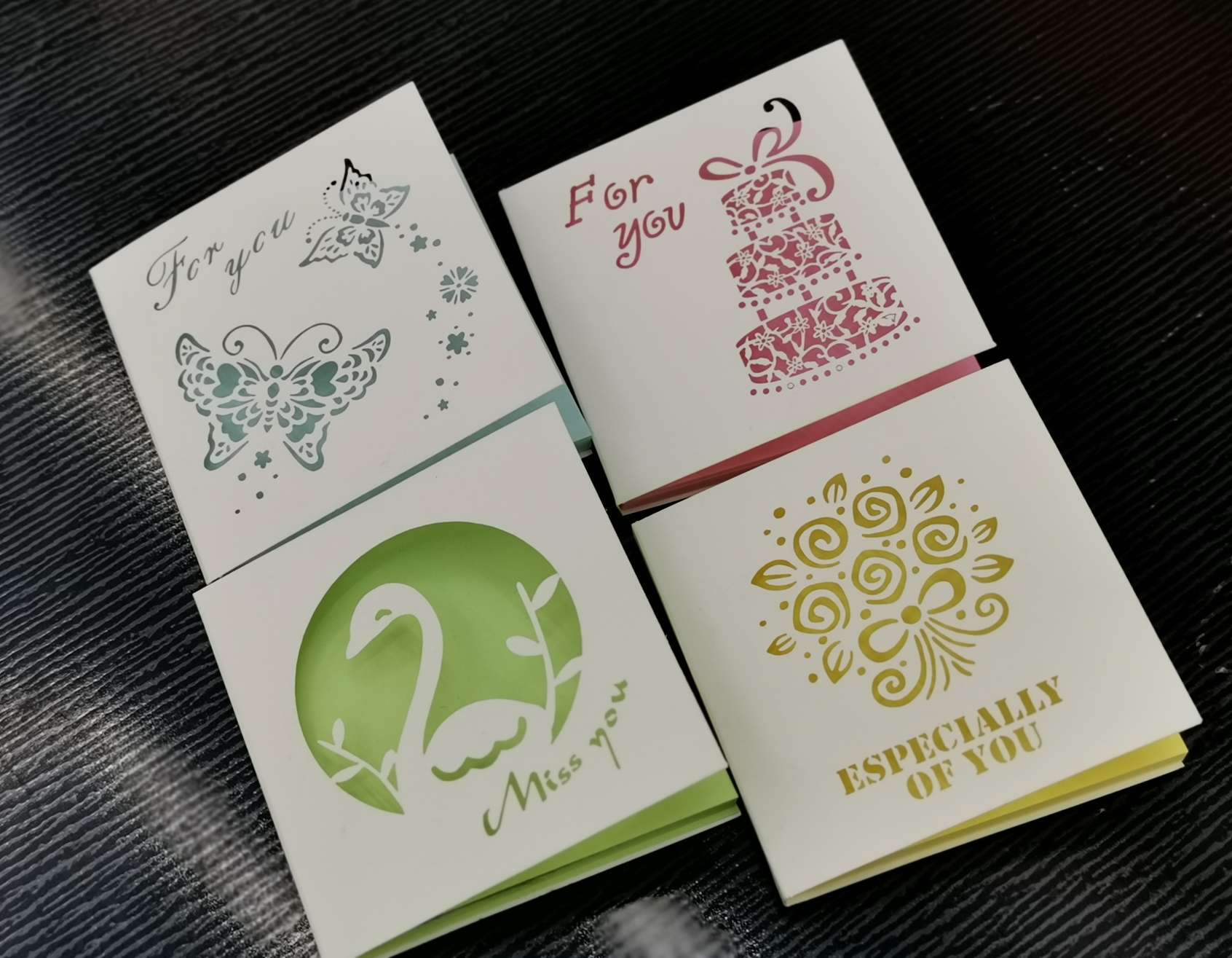 镂空ZH0096便利贴书签便签纸可爱创意学生用办公室留言备忘摘录随手自粘贴彩胶纸76*76