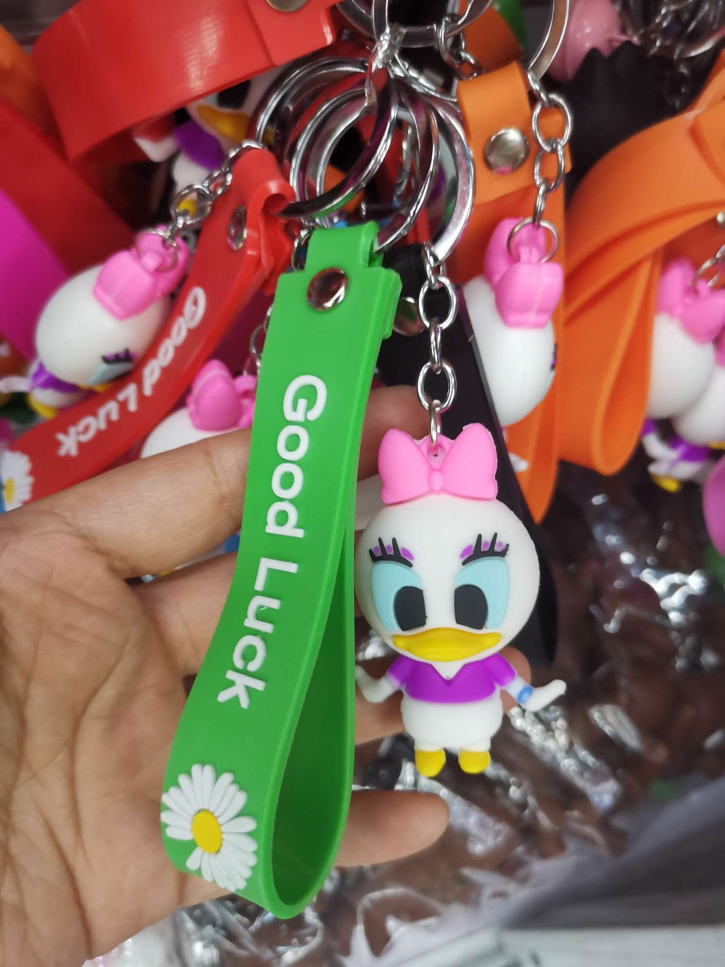 PVC resin keychain soft rubber three-dimensional figurine, cute 454 key pendant, student schoolbag pendant wholesale undefined