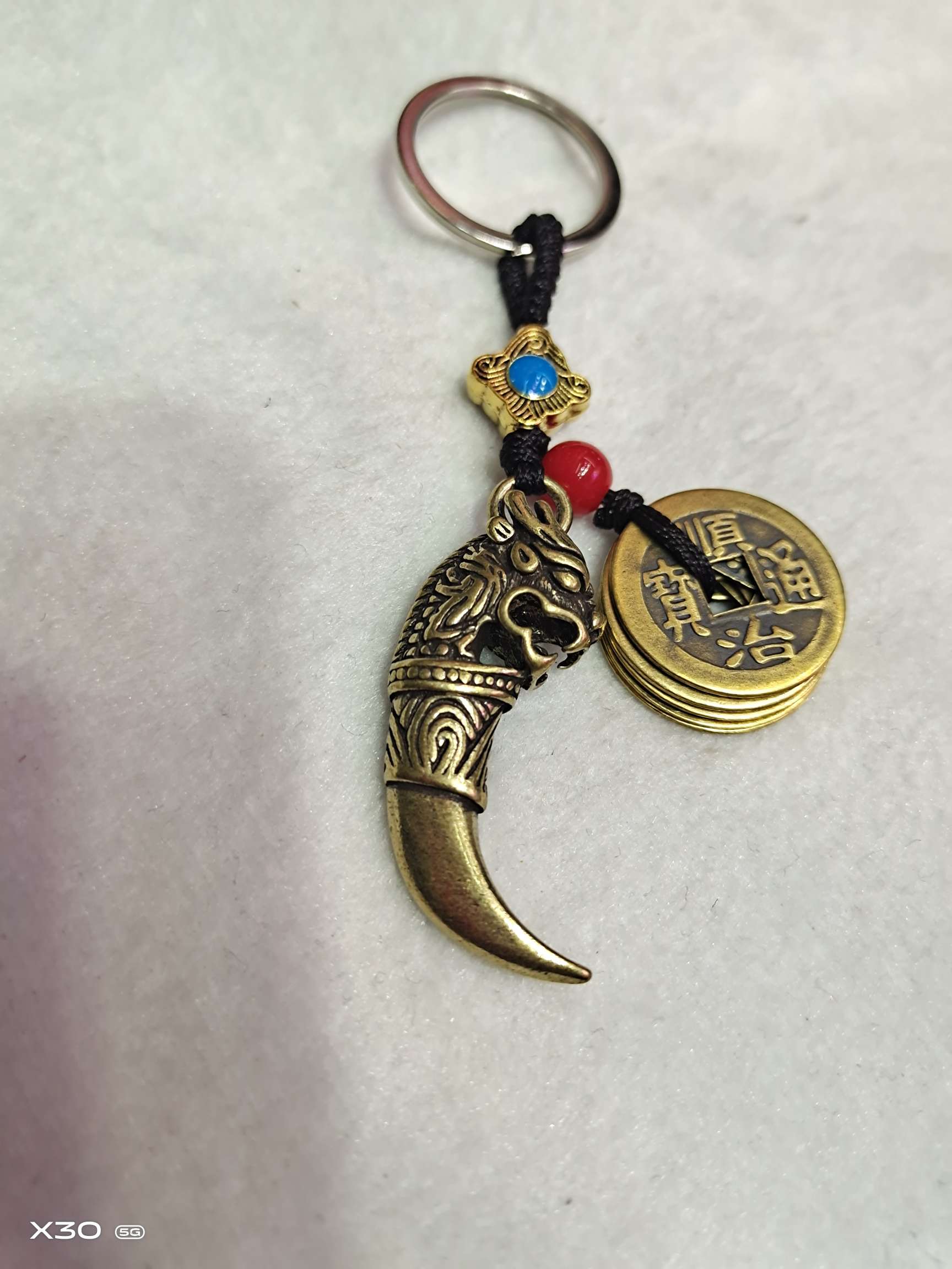 钥匙扣 铜细节图