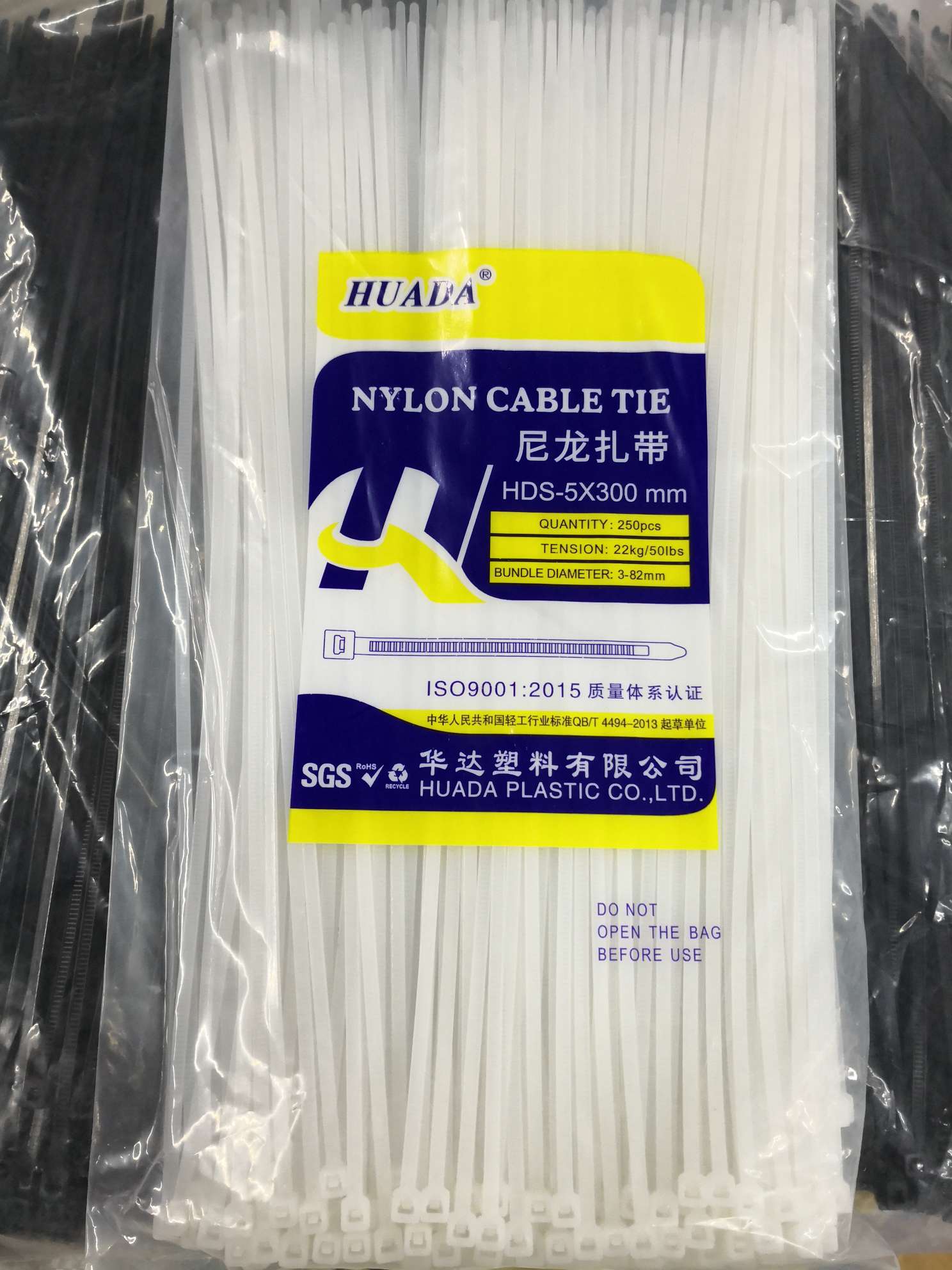Self-locking nylon cable ties 5*500, 250 pieces per pack, 80 pieces per large piece, binding strips, binding wires, binding buckles, plastic cable ties to strangle dogs Application Scenario