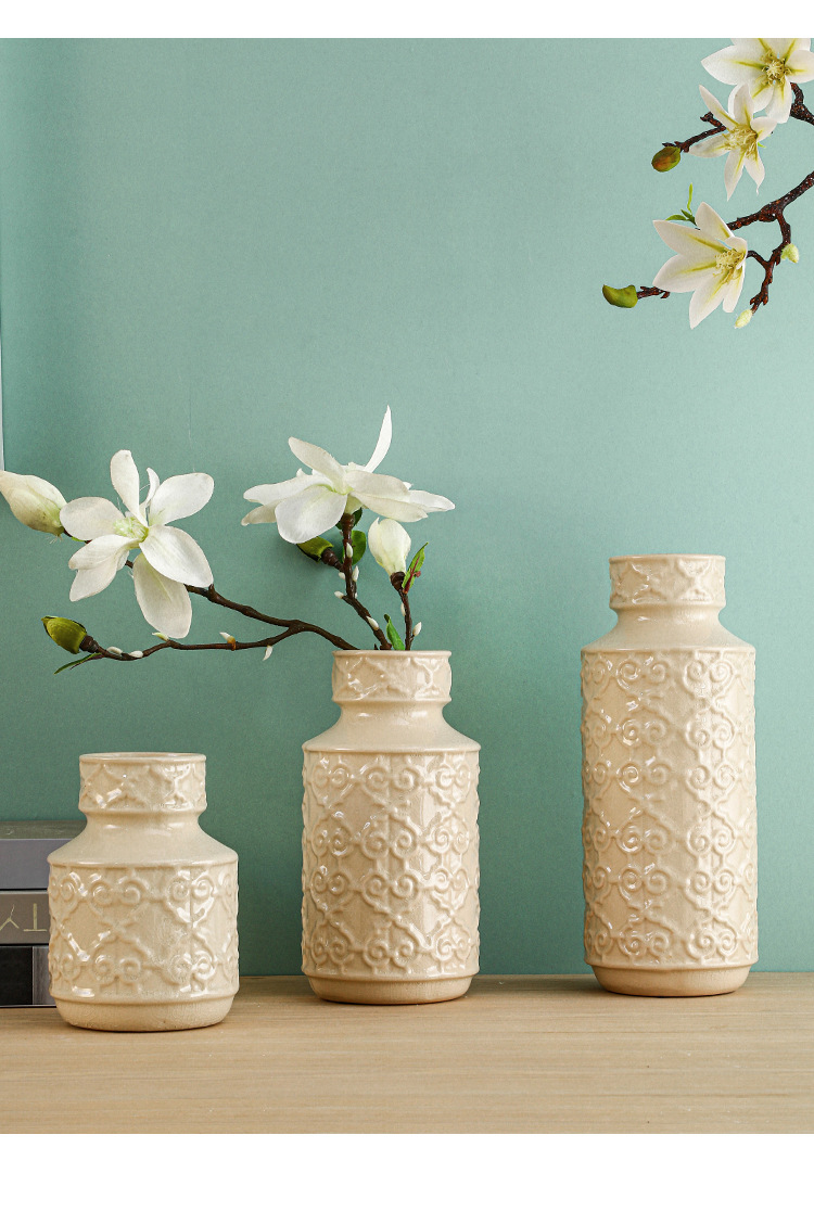 批发三件套陶瓷花瓶客厅插花复古花纹欧式工艺品陶瓷摆件厂家直销 https://m.1688.com/offer/6062详情图7