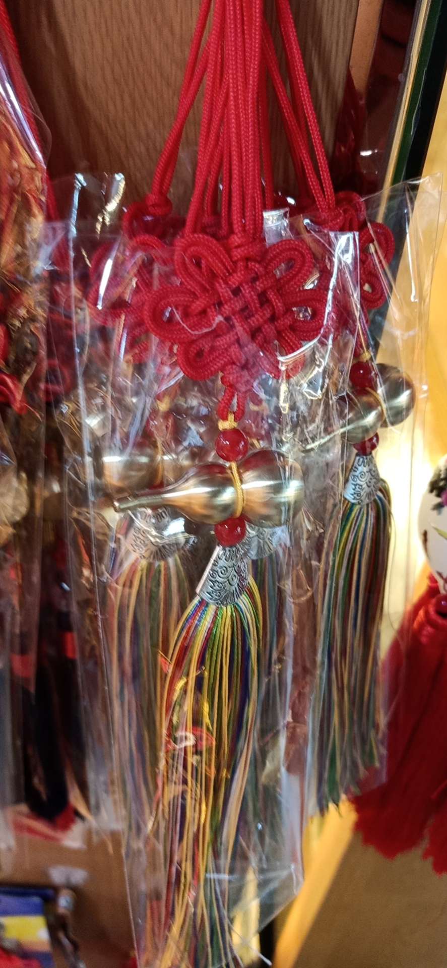 Copper gourd pendant