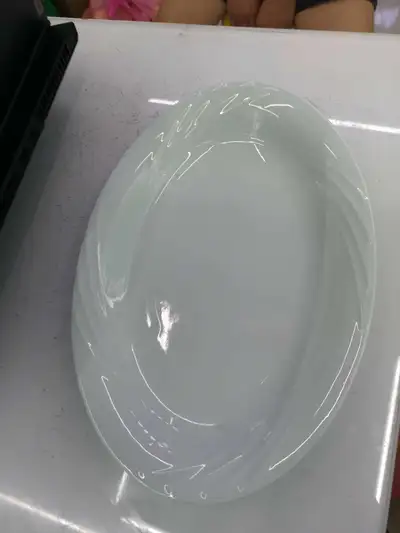 13 Inch Colour Glazed Fish Plate