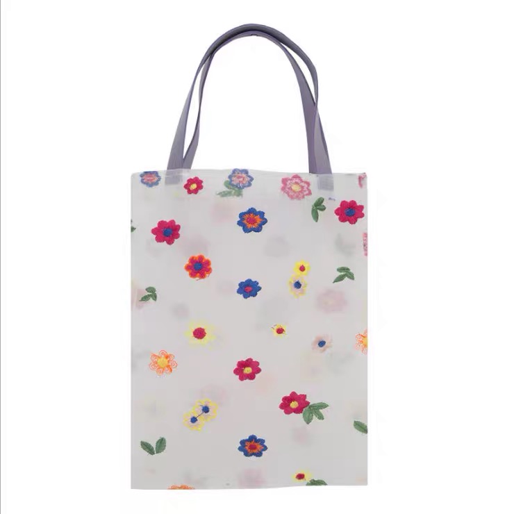 Net Embroidery Multi-Colored Plum Blossoms Specification drawing