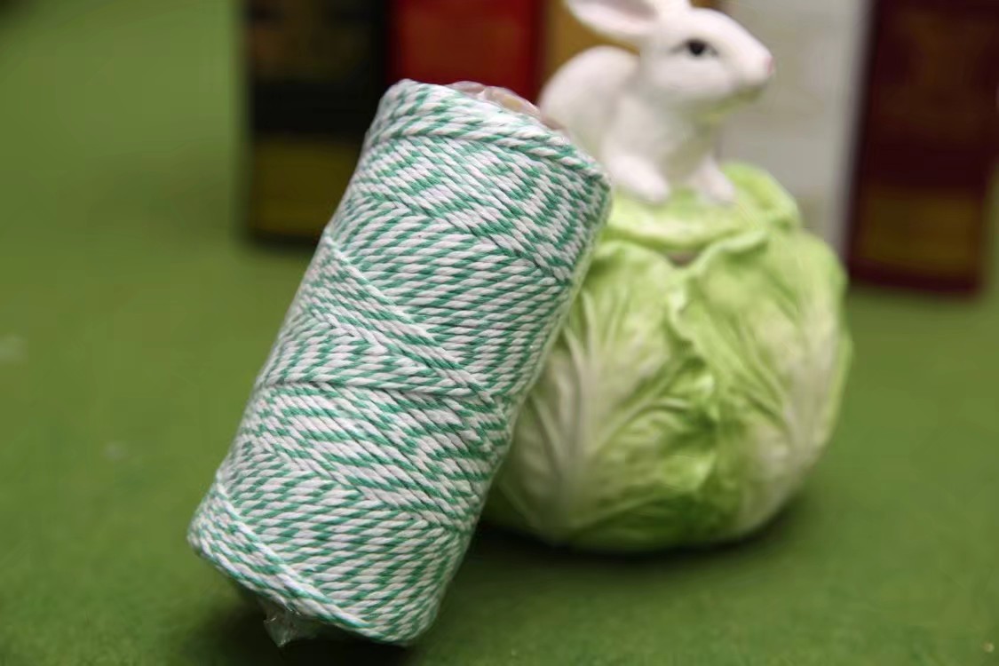全棉线（二白+草绿）/三股绳细节图
