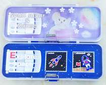 Transparent pen insert plastic pen box, like you can consult customer service first