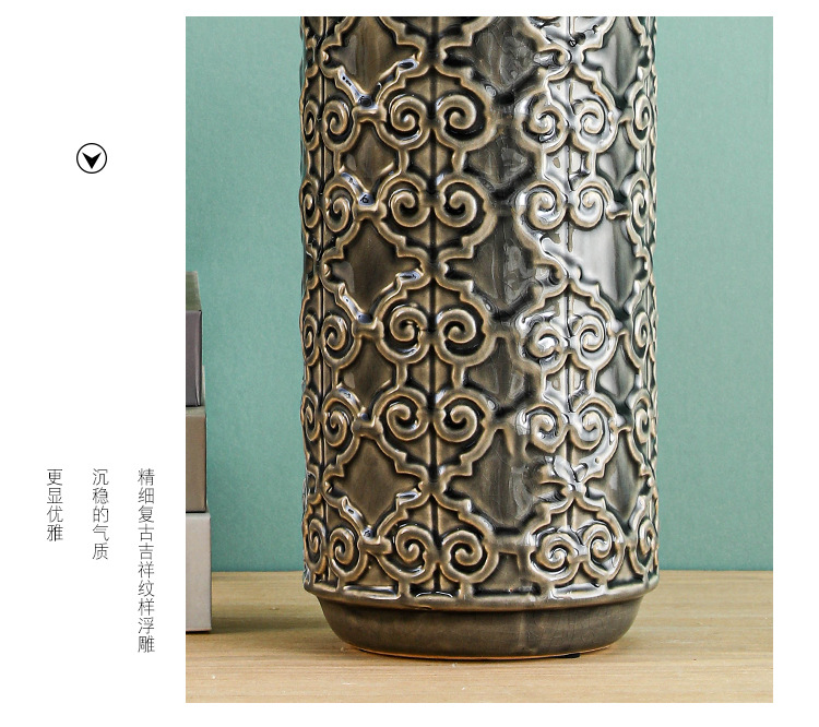 批发三件套陶瓷花瓶客厅插花复古花纹欧式工艺品陶瓷摆件厂家直销 https://m.1688.com/offer/6062详情图9