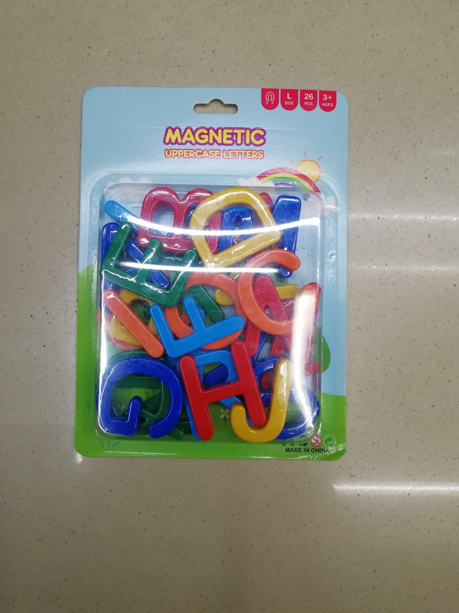 磁铁吸卡字母数字贴