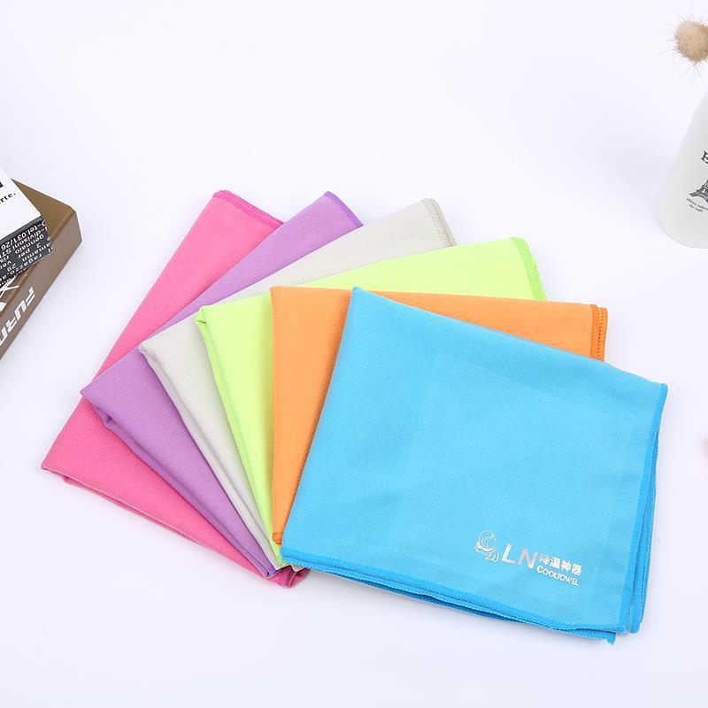 厂家直销 跨境超细纤维运动吸汗速干毛巾双面绒擦汗巾详情图8