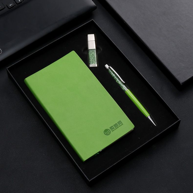 水晶U盘 笔记本 钻笔